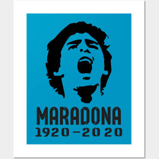 maradona cool t shirt Posters and Art